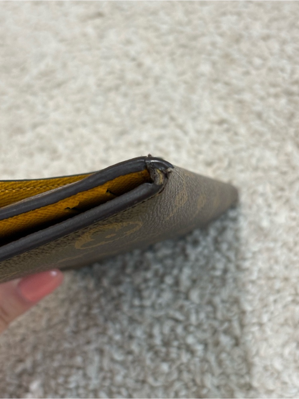 Louis Vuitton Monogram Josephine Wallet in Mimosa - Picture 3 of 13